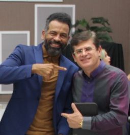 Pr. Isaac, fundador, e Pr. Cid, pastor do Verbo em Caruaru-PE
