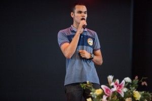 Filipe Rocha, contando sobre a conclusão do primeiro ano.