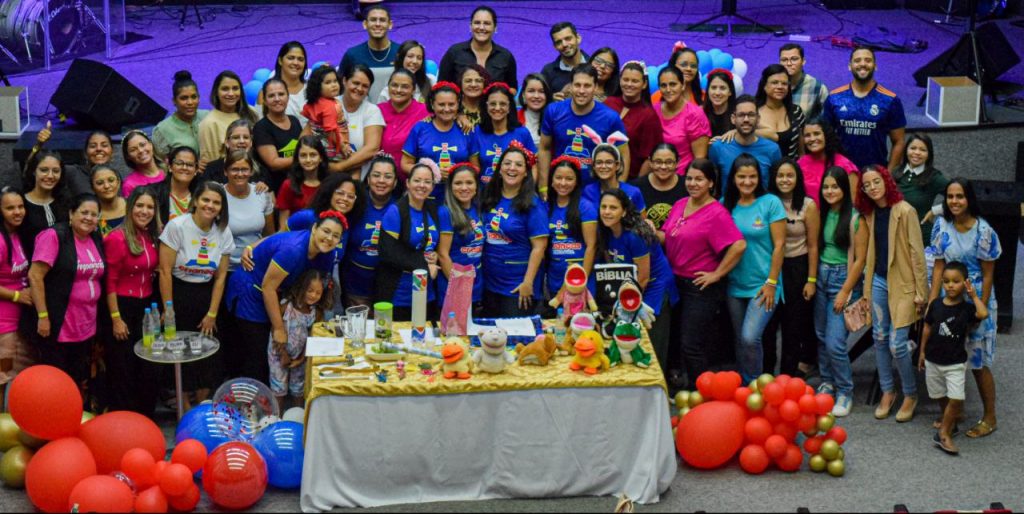treinamento do departamento infantil
