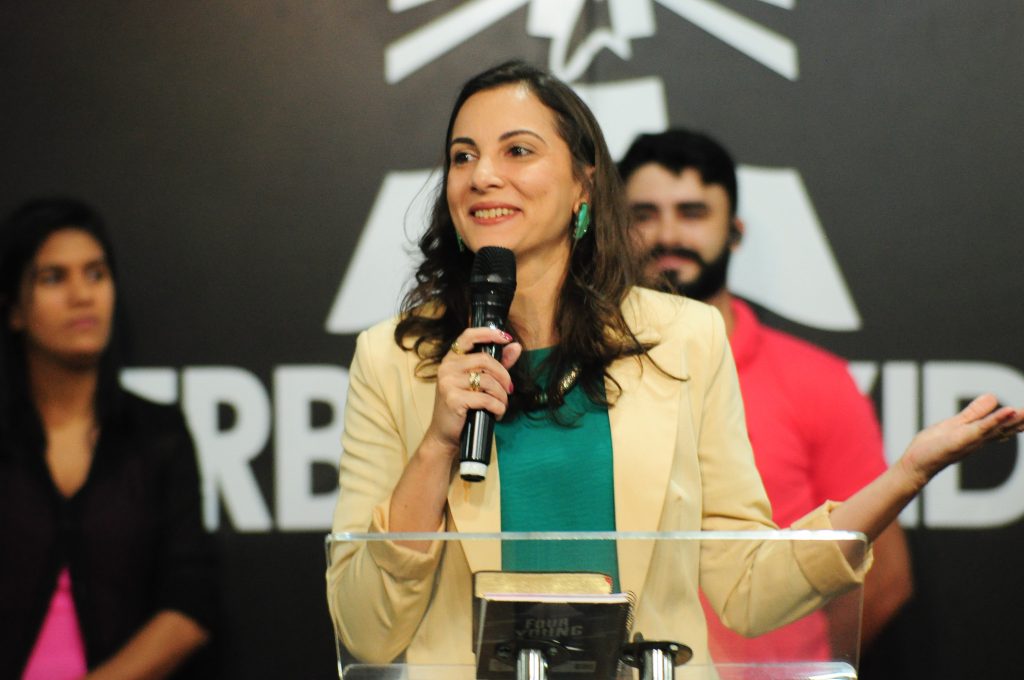 Dayane Rocha na Escola de Pais