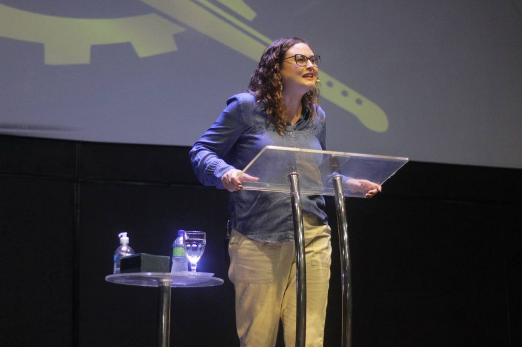 Leide Andrade no Seminário de Missões
