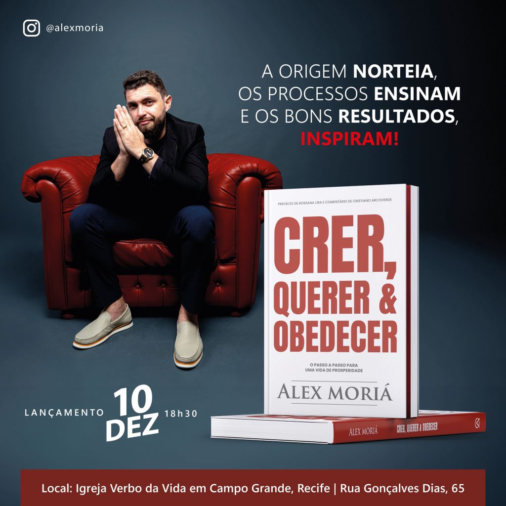 Lançamento do novo livro de Alex Moriá