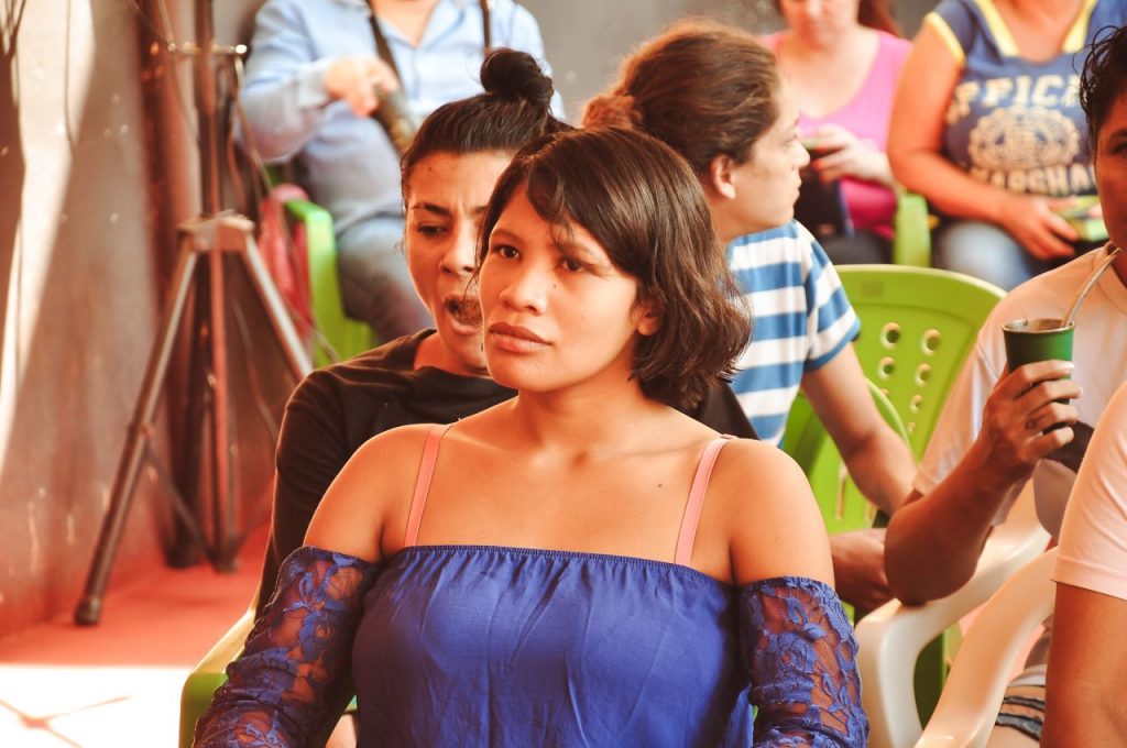 Trabalho realizado com mulheres na penitenciária no Paraguai
