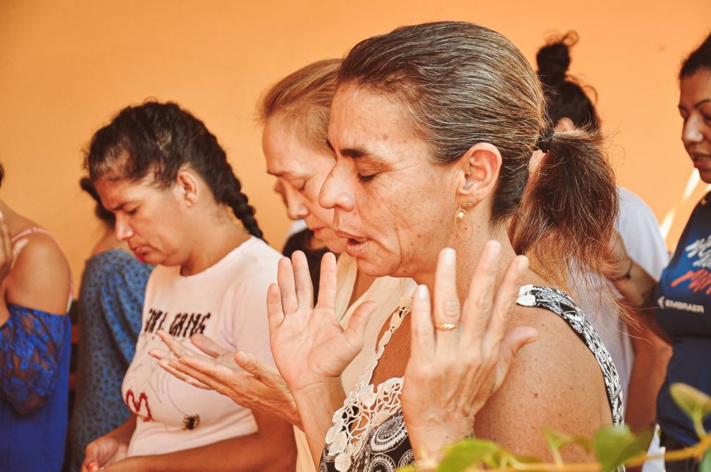 Trabalho realizado com mulheres na penitenciária no Paraguai