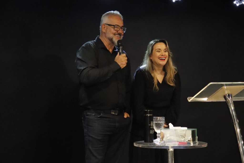 Líderes da Igreja Verbo da Vida em Pojuca (BA), na Conferência Encontro de Gerações em Feira de Santana (BA)