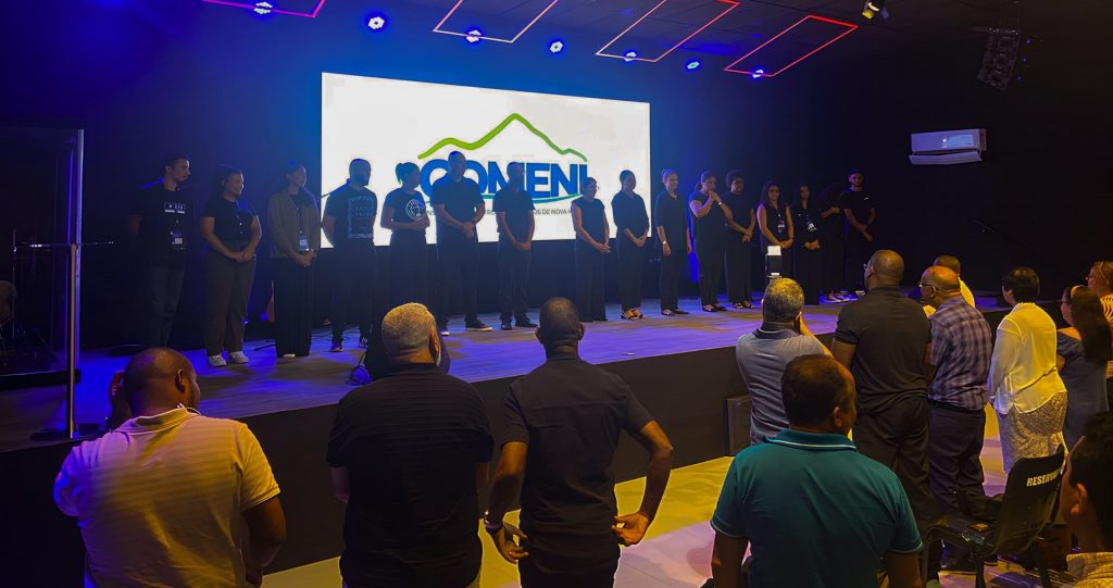 Ministros reunidos em Nova Iguaçu (RJ)