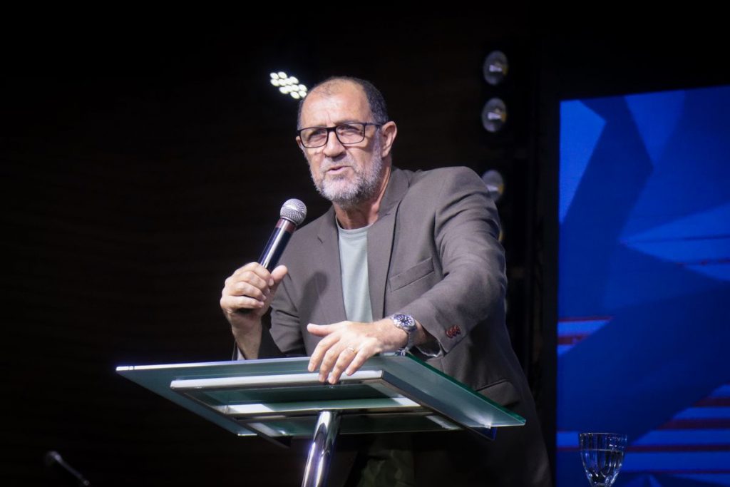 Culto de Comunhão com integrantes do Verbo no Lar em Guaratinguetá (SP)