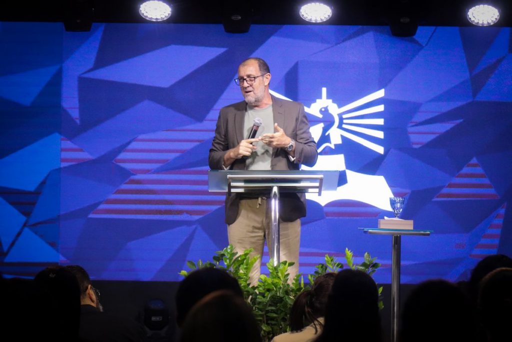 Culto de Comunhão com integrantes do Verbo no Lar em Guaratinguetá (SP)