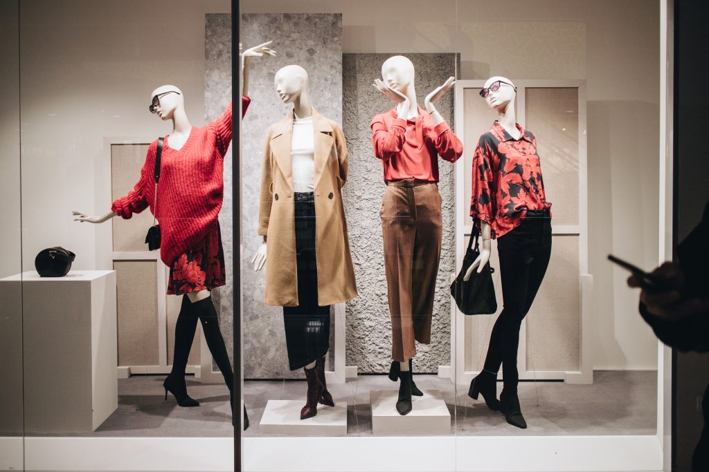 O que há em sua vitrine