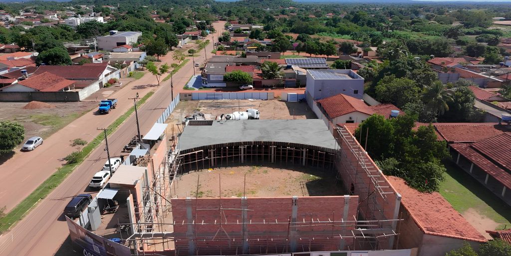 construção do novo templo em Redenção (PA)