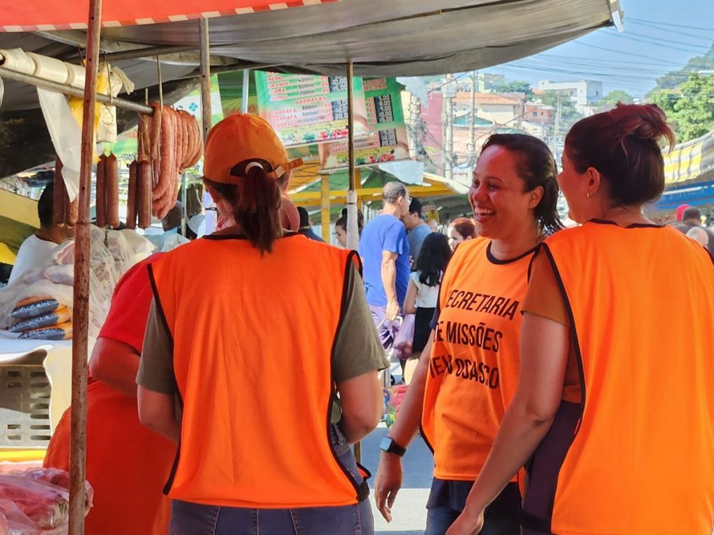Ação evangelística em Osasco (SP)