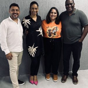 Jovens da Igreja Verbo da Vida em Paracambi (RJ) em evento evangelístico