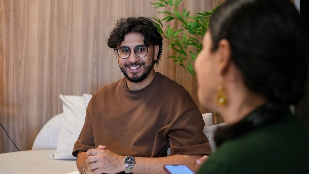 Josué Arcanjo durante entrevista ao Portal