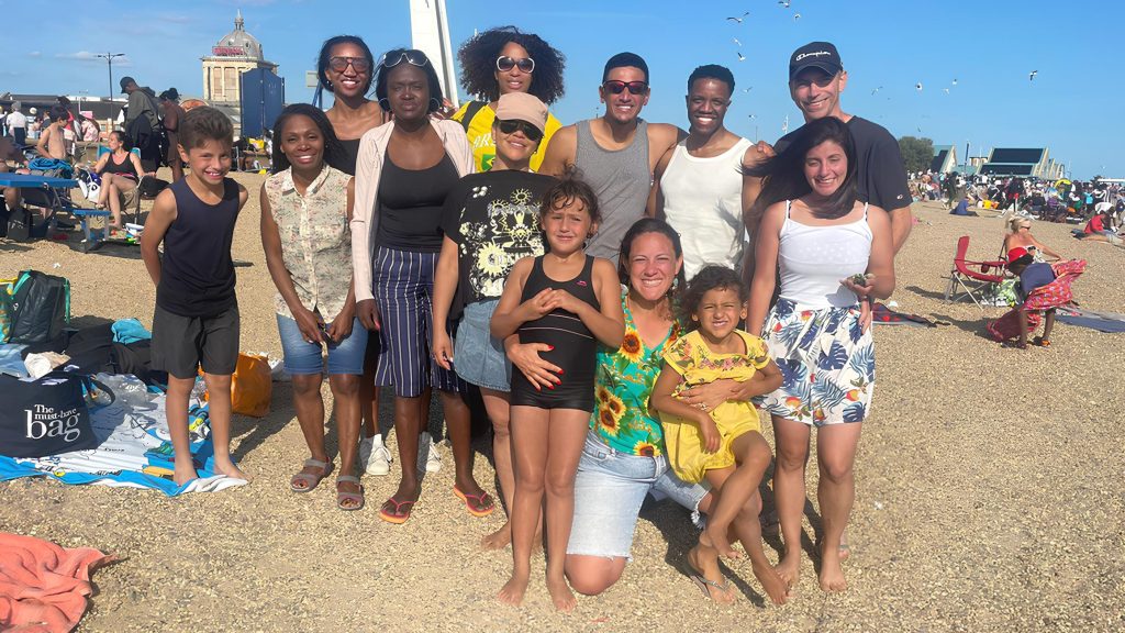 Encontro na praia - Londres