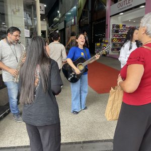Verbo em São Paulo (SP) realizou evangelismo com música