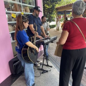 Verbo em São Paulo (SP) realizou evangelismo com música