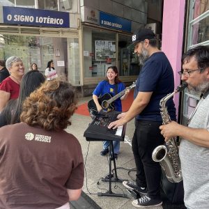 Verbo em São Paulo (SP) realizou evangelismo com música