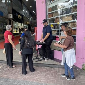Verbo em São Paulo (SP) realizou evangelismo com música