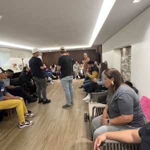 Retiro de oração com líderes da Europa