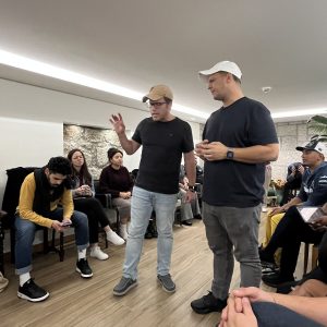 Retiro de oração com líderes da Europa