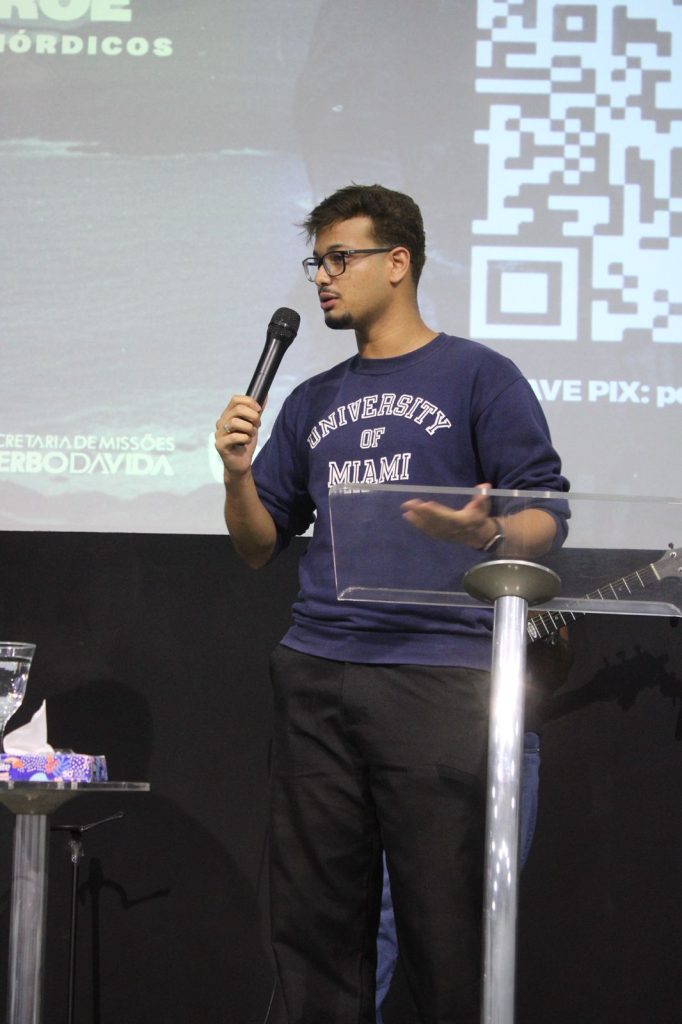 Pedro Allef, graduado da Escola de Missões