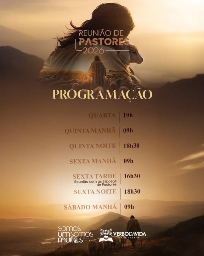 É HOJE! Reunião de Pastores vai cuidar de quem cuida de nós