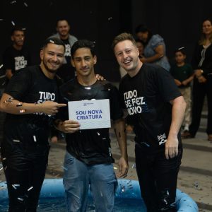 Batismo em Sinop (MT) celebrou transformação de vidas