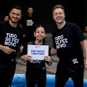 Batismo em Sinop (MT) celebrou transformação de vidas