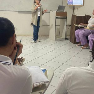 Juliana Borba participou de ação em presídio de Campina Grande (PB)
