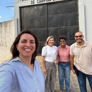 Juliana Borba participou de ação em presídio de Campina Grande (PB)