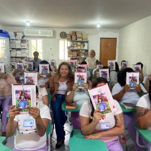 Juliana Borba participou de ação em presídio de Campina Grande (PB)