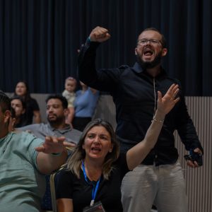Estourou no pé! A alegria deu o ritmo e contagiou ministros