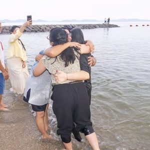 Batismo e luau foram celebrados com alegria no Japão
