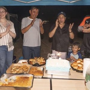 Batismo e luau foram celebrados com alegria no Japão