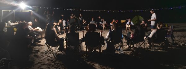 Batismo e luau em Okazaki, Japão
