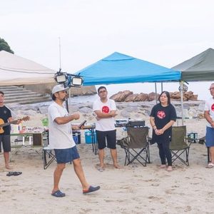 Batismo e luau foram celebrados com alegria no Japão