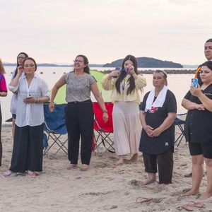 Batismo e luau foram celebrados com alegria no Japão