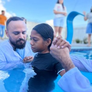 Igreja em Ceará-Mirim (RN) realizou primeiro batismo