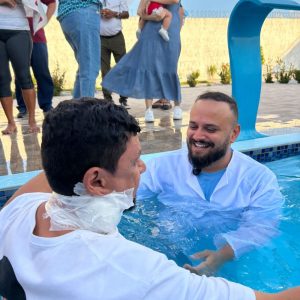 Igreja em Ceará-Mirim (RN) realizou primeiro batismo