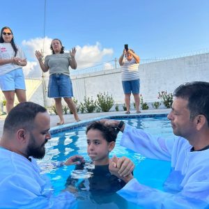 Igreja em Ceará-Mirim (RN) realizou primeiro batismo