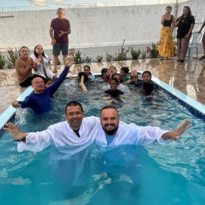 Igreja em Ceará-Mirim (RN) realizou primeiro batismo