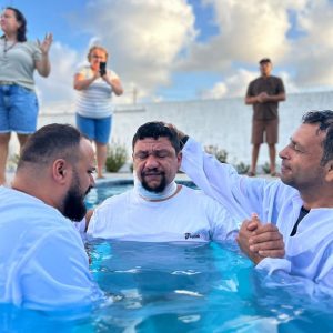 Igreja em Ceará-Mirim (RN) realizou primeiro batismo