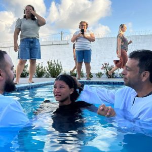 Igreja em Ceará-Mirim (RN) realizou primeiro batismo