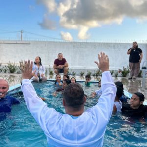 Igreja em Ceará-Mirim (RN) realizou primeiro batismo