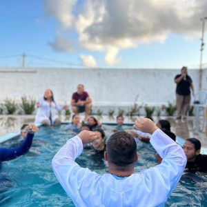 Igreja em Ceará-Mirim (RN) realizou primeiro batismo