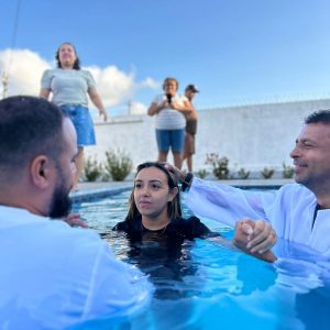 Igreja em Ceará-Mirim (RN) realizou primeiro batismo