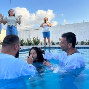 Igreja em Ceará-Mirim (RN) realizou primeiro batismo