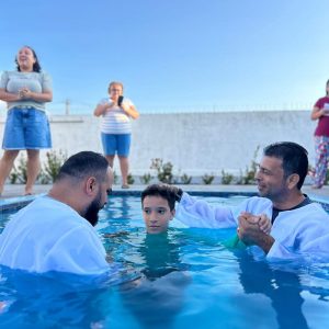 Igreja em Ceará-Mirim (RN) realizou primeiro batismo