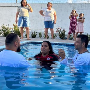 Igreja em Ceará-Mirim (RN) realizou primeiro batismo