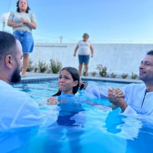 Igreja em Ceará-Mirim (RN) realizou primeiro batismo